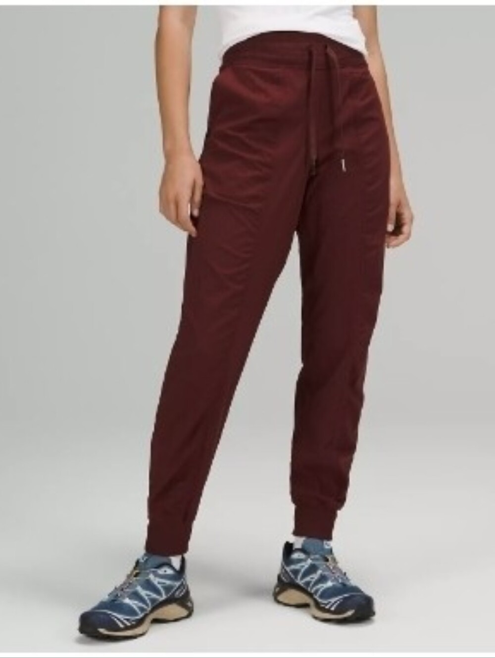 Lululemon Mid-Rise Dance Studio Jogger In Red Merlot